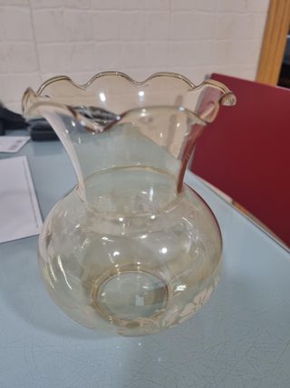 Tulipa de cristal clásica para lámpara