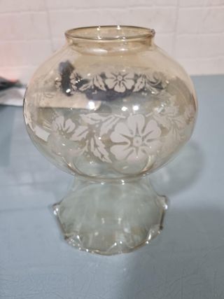 Tulipa de cristal clásica para lámpara