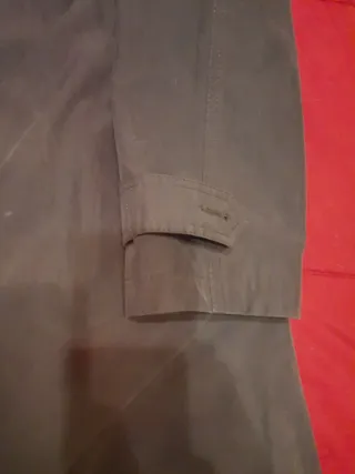 Abrigo parca gabardina chaquetón gris xl