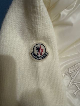 Abrigo Moncler Lana Blanco