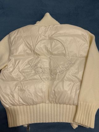 Abrigo Moncler Lana Blanco