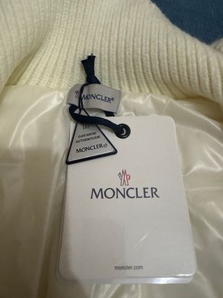 Abrigo Moncler Lana Blanco
