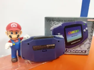 Game Boy Advance Retroiluminada Azul