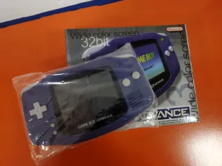 Game Boy Advance Retroiluminada Azul
