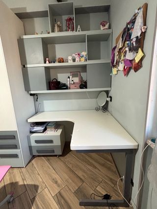 Scrivania Moretti con libreria