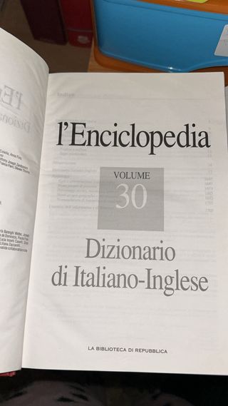 Dizionario italiano-inglese in perfette condizioni