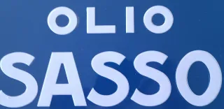 Targa pubblicitaria Olio Sasso