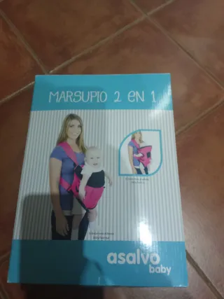 Mochila Portabebés Marsupio Asalvo 2 en 1