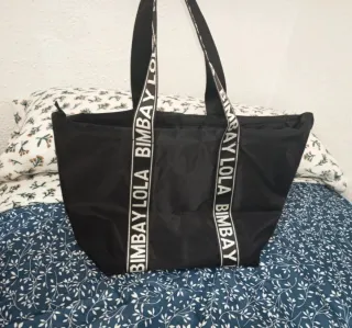 Bolso Bimba y Lola Negro Nylon