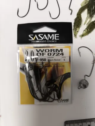 Señuelos vinilos pesca spinning casting