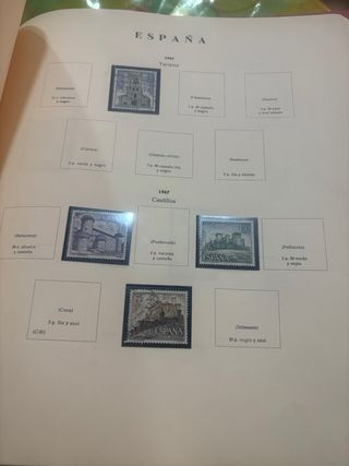 Álbum sellos de España antiguos