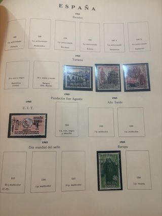Álbum sellos de España antiguos