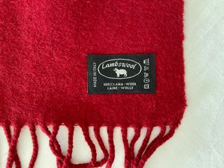 Bufanda. Lana. Lambswool