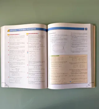 Libro de MATEMÁTICAS II de 2°  Bachillerato ANAYA