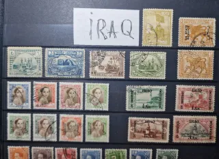 Lotto 134 francobolli mondiali