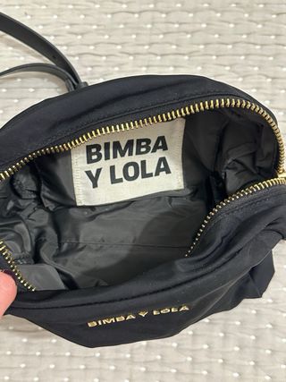 Bolso negro de nylon - Bimba y Lola