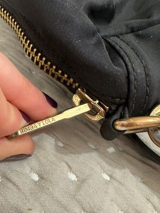 Bolso negro de nylon - Bimba y Lola