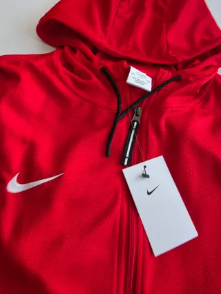 Sudadera Nike Roja con Cremallera