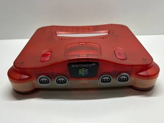 Nintendo 64 Rosso Chiaro (NTSC J) Giappone