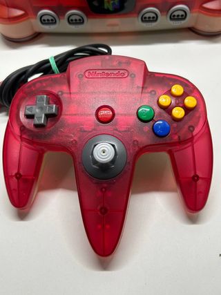 Nintendo 64 Rosso Chiaro (NTSC J) Giappone