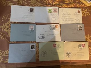 Lotto 30 buste e cartoline commemorative Germania