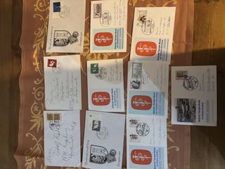 Lotto 30 buste e cartoline commemorative Germania