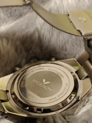 Reloj Viceroy Cronógrafo Plata/Blanco