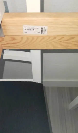 Mesa extensible comedor + 4 sillas Ikea