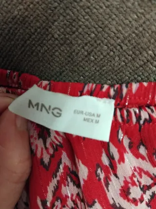 Vestido Mango Talla M Estampado