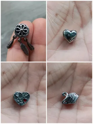 Lote 4 charms pulsera Pandora