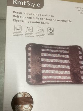 Bolsa Agua Caliente Eléctrica Kmt Style