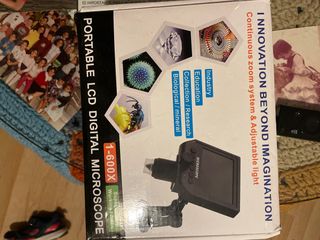 Microscopio Digital LCD Portátil 1-600X