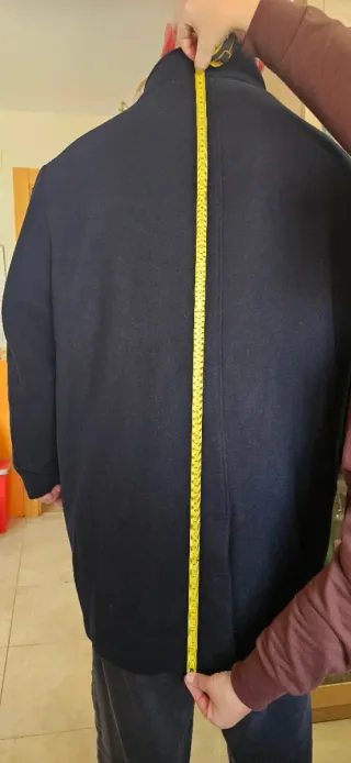 Abrigo hombre ,largo, con chaleco incorporado.