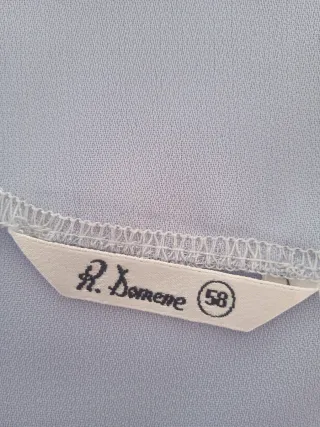 Blusa celeste manga corta mujer