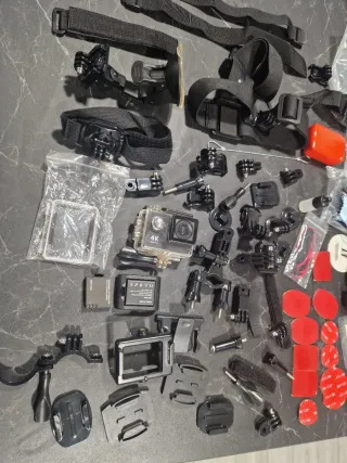 Cámara 4K con todos los Accesorios