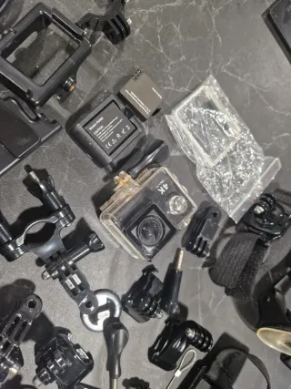Cámara 4K con todos los Accesorios