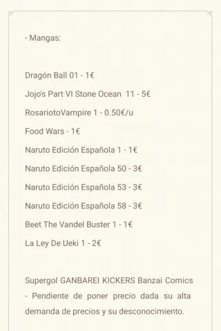 Libros / Mangas