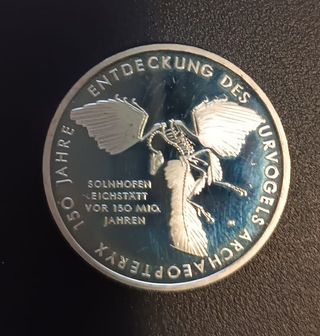Moneda 10€ Plata Alemania 150 Aniversario