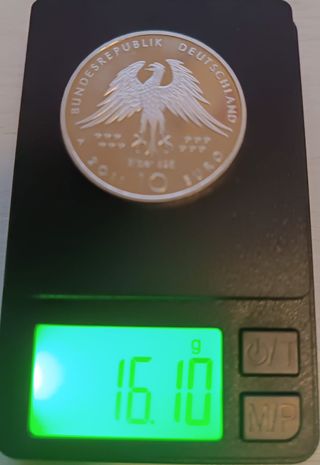 Moneda 10€ Plata Alemania 150 Aniversario