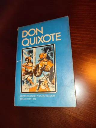Don Quijote en Inglés, 1973. Japón, ilustr. color