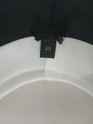 Sombrero amazona lana gris plata