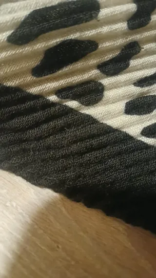 Foulard Prima Donna Bianco/Nero Maculato