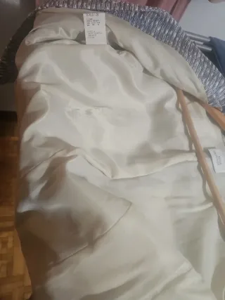 Chaqueta azul y blanca