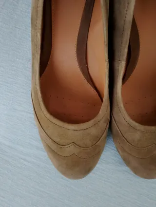 Zapatos de cuña Clarks wide fit