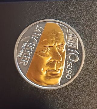 Moneda 10 Euros Plata Eslovaquia 2011 Jan Cikker