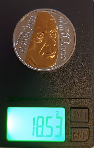 Moneda 10 Euros Plata Eslovaquia 2011 Jan Cikker