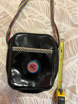 Bolso PHO vintage negro multicolor