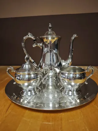 Juego de Té Plata Antigua