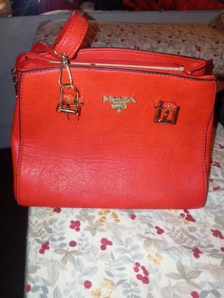Bolso Prada Milano Rojo