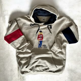 Sudadera Teckel Beige con Diseño